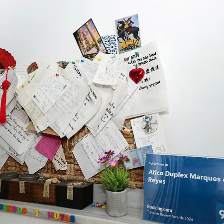 아파트 Atico Duplex Marques De Reyes 세비야